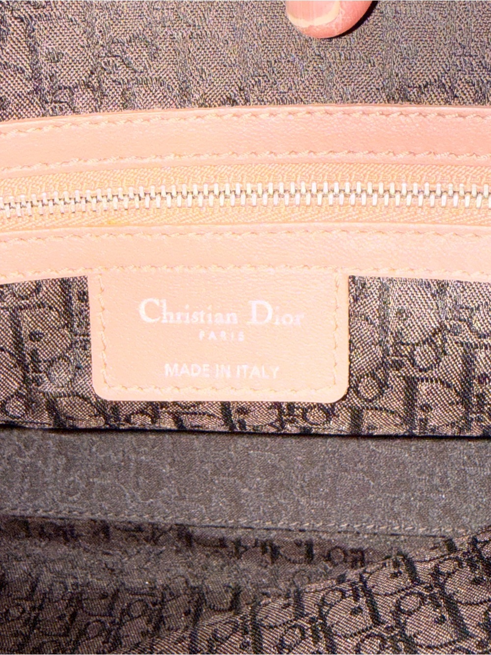 Christian Dior Large LADY DIOR Bag Pristine in Powder Pink Lambskin 💖 - Picture 2 of 14